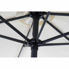 Parasol DKD Home Decor Beige Poliéster Acero (300 x 300 x 250 cm)