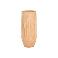 Planter Home ESPRIT Natural Paolownia wood 32 x 32 x 69 cm