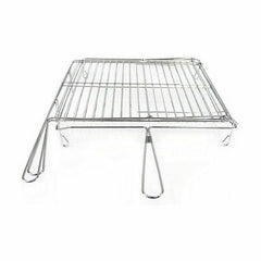 Grill Algon Verchromt Drehend Silberfarben 45 x 50 x 9 cm (4 Stück)