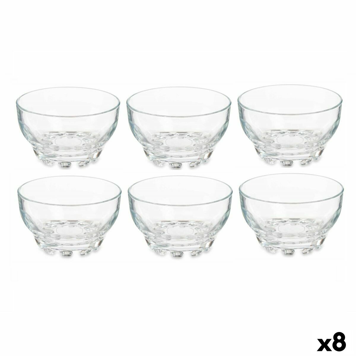 Kommenset Karaman Transparant Glas 275 ml (8 Stuks)