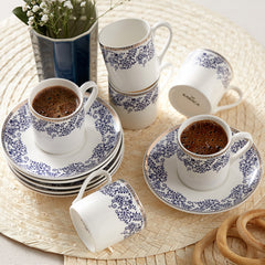 Karaca Bella Set of 6 Coffee Cups