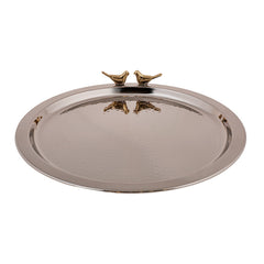 Karaca Birdy Silver Tray 30cm