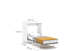 Cama plegable individual Smart Design Furniture Capsule 209