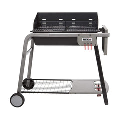 Coal Barbecue with Wheels 120 x 58,5 x 95 cm Black/Grey