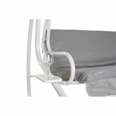 Bench DKD Home Decor Grey Swing Polyester Steel (210 x 120 x 167 cm)