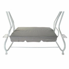 Bench DKD Home Decor Grey Swing Polyester Steel (210 x 120 x 167 cm)