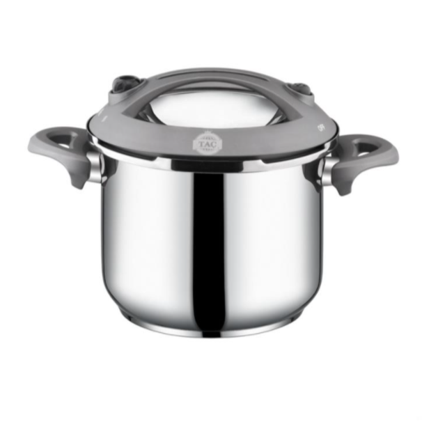 Taç Presto 6 Liter Pressure Cooker With Induction Base Gray