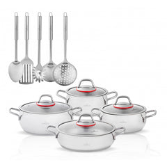 Karaca Emirgan Steel 13 Piece Cookware Set